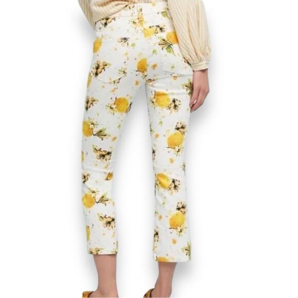 Anthropologie Pilcro Lemon Grove High-Rise Cropped Bootcut Jeans Women’s Size 29 - Picture 3 of 9